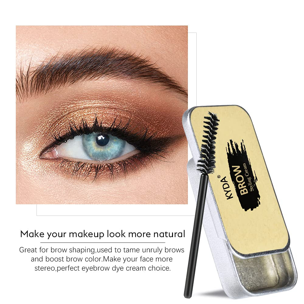 Eyebrow Soap Kit 2-Pack – Styling Pomade with Brushes