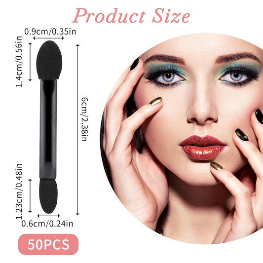 50-Piece Disposable Eyeshadow Sponge Applicators – photo 2 of 7