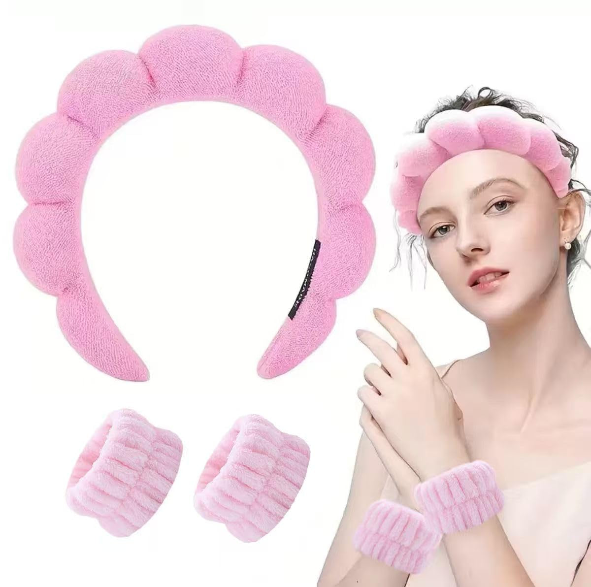 Satera Sisters Beauty Spa Headband & Wristband Set – photo 2 of 5