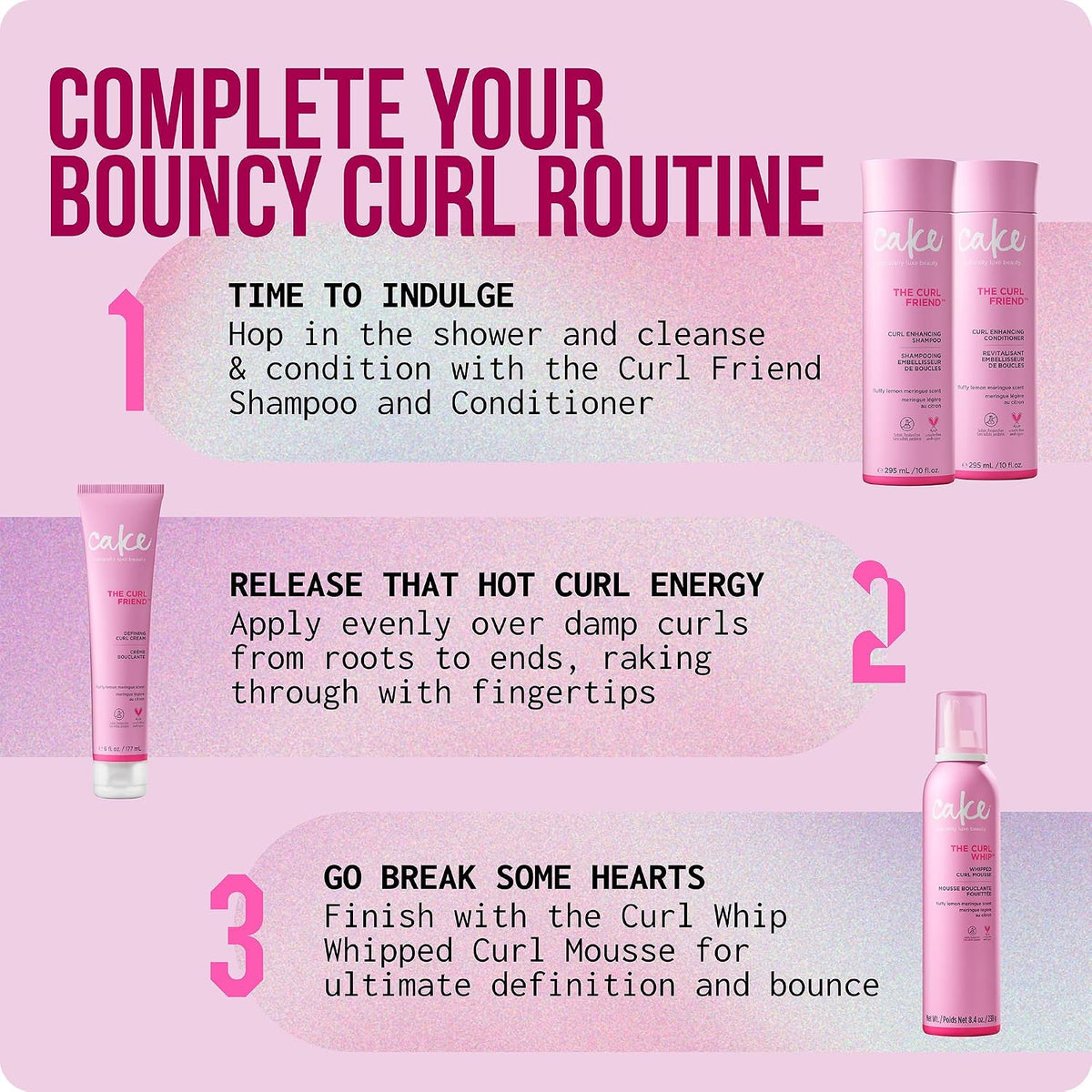 Cake Beauty Curl Friend Defining Curl Cream – Lemon Meringue – photo 7 of 8