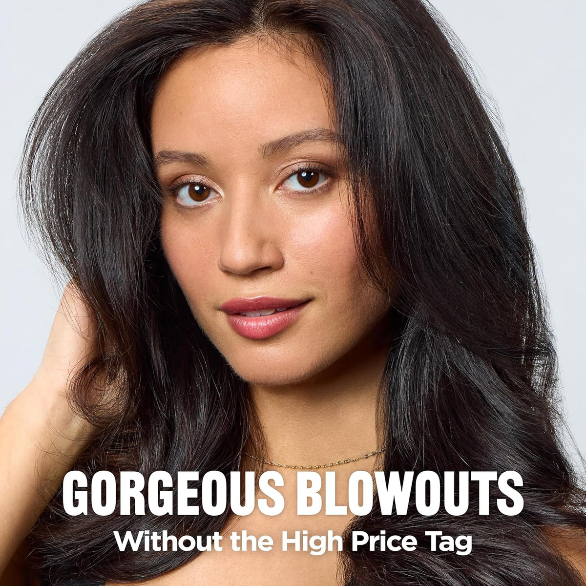 Revlon One-Step Volumizer Hair Dryer & Hot Air Brush – model with smooth, voluminous blowout – photo 3 of 8