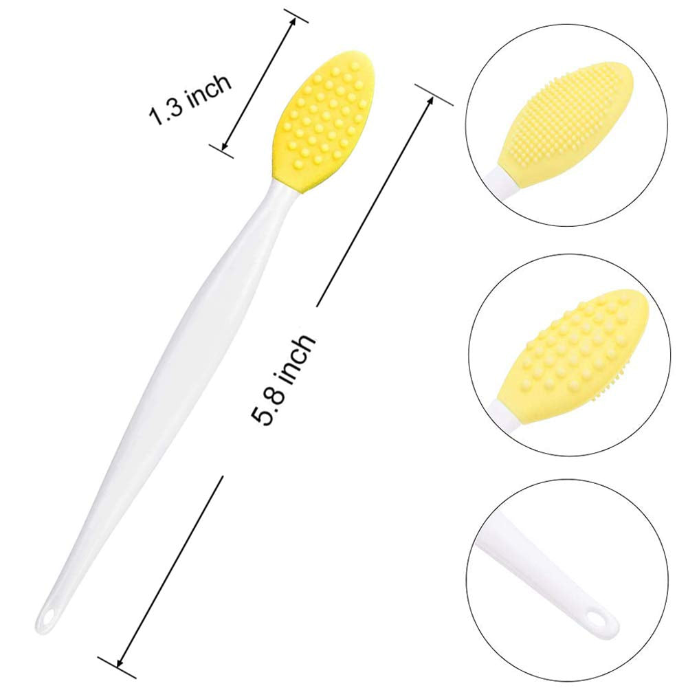 5-Piece Silicone Facial Cleansing & Lip Scrub Brush Set – photo 4 of 7