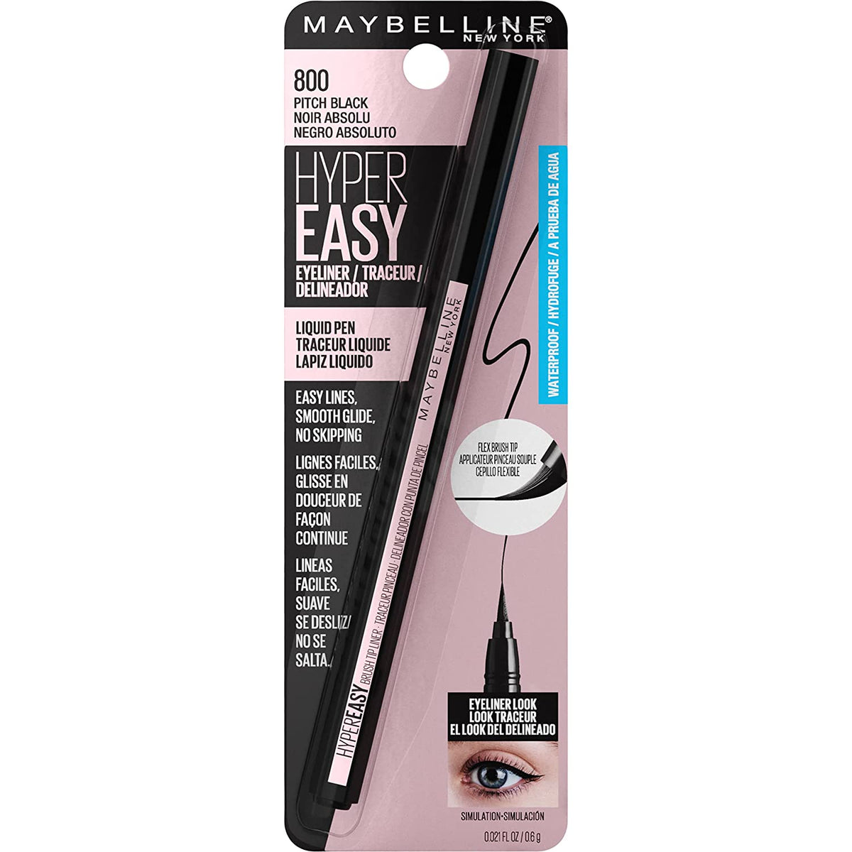 Maybelline Hyper Easy Liquid Eyeliner – Pitch Black – photo 11 of 15