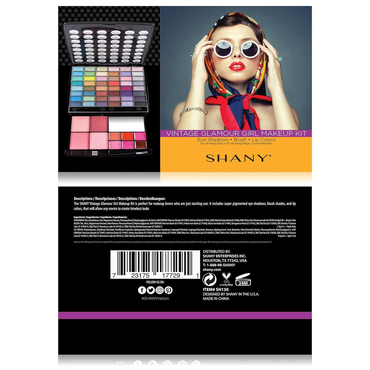 SHANY Glamour Girl Makeup Kit – photo 3 of 9