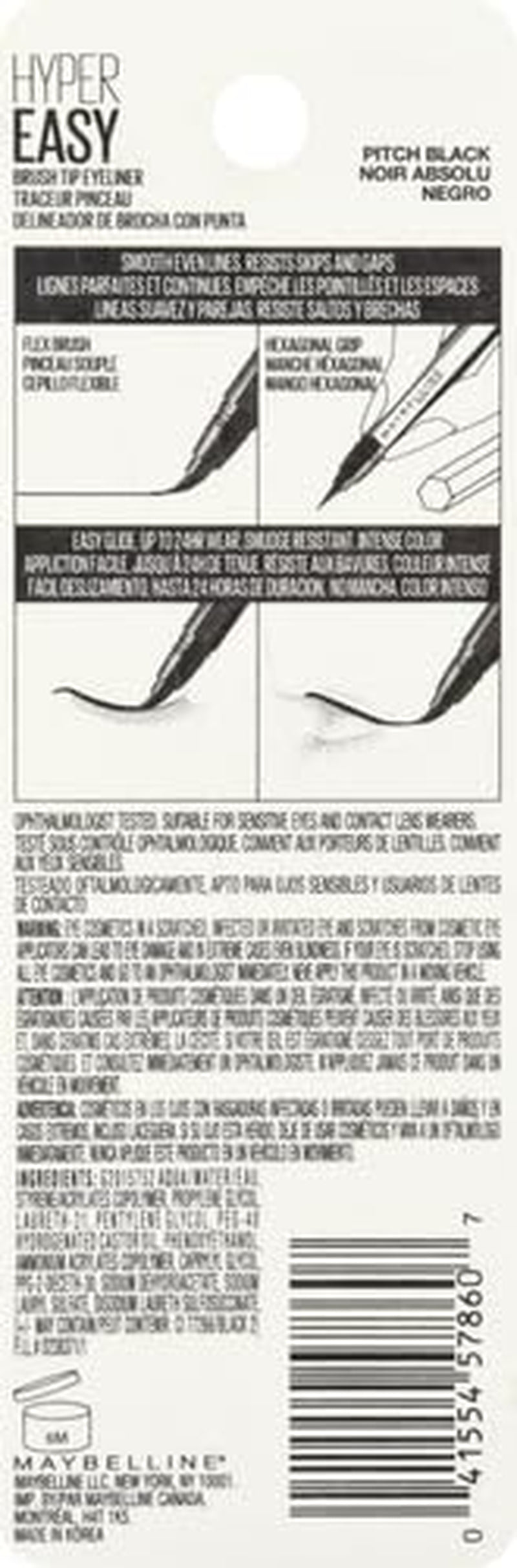 Maybelline Hyper Easy Liquid Eyeliner – Pitch Black – photo 3 of 15
