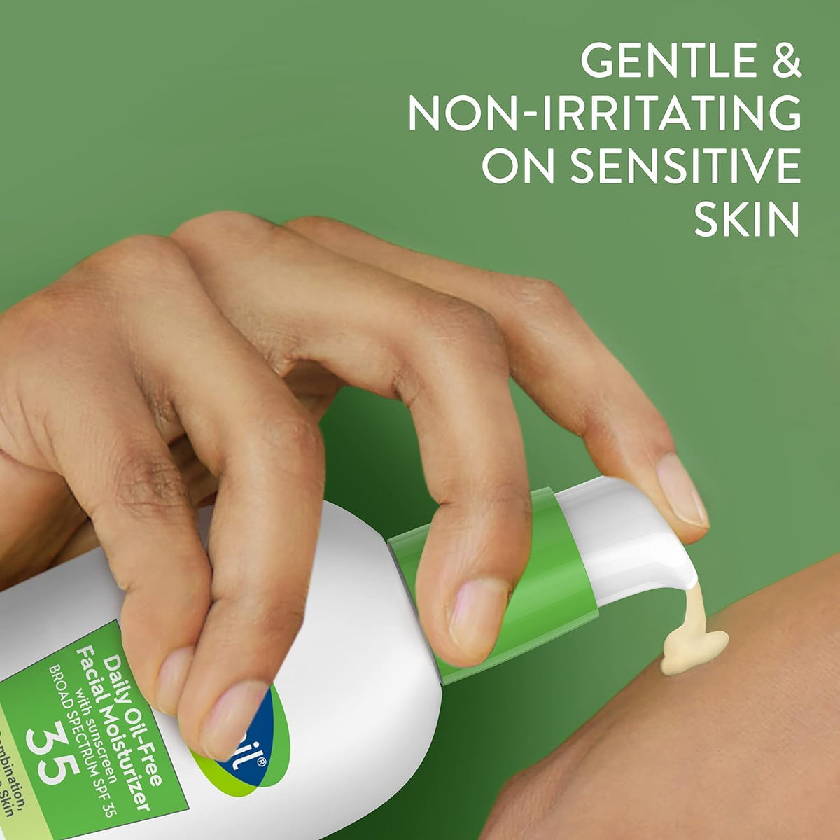 Daily Oil-Free Facial Moisturizer with Sunscreen, SPF 35, Fragrance Free, 3 Fl Oz (88 Ml)
