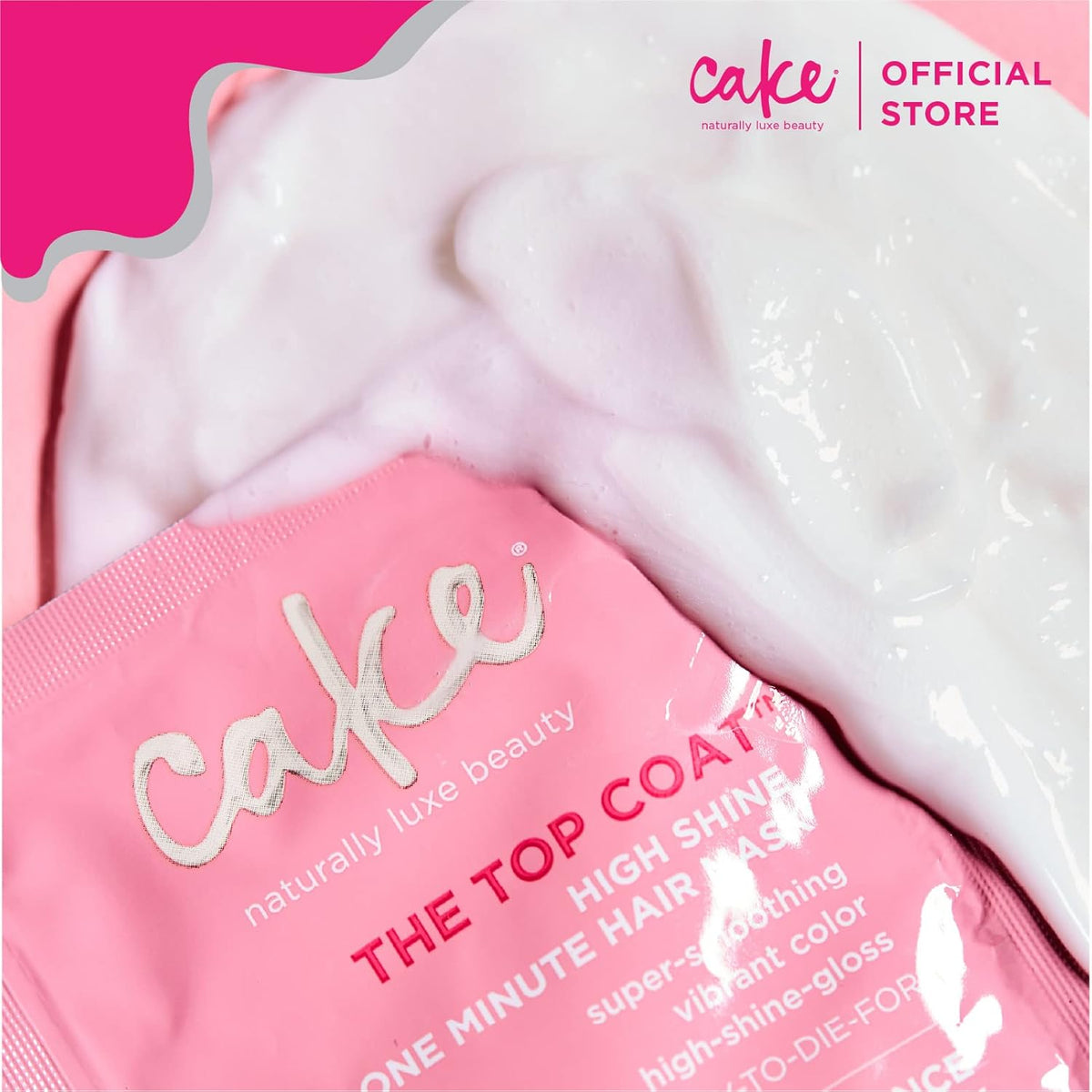 Cake Beauty The Top Coat One Minute High Shine Hair Mask – photo 5 of 7