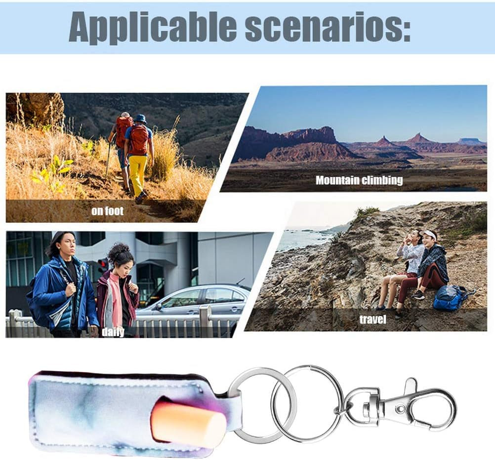 3 Pcs Chapsticks Holder Keychain for Lipstick, Stocking Stuffers for Teen Girls Women Small Christmas Gifts