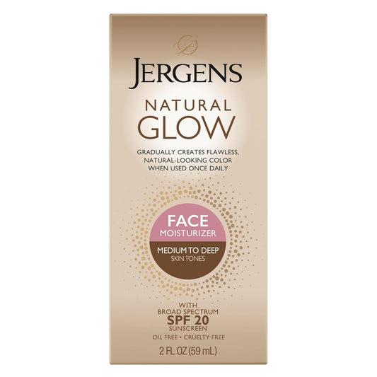 Jergens Natural Glow Face Moisturizer SPF 20 Medium to Deep – main photo