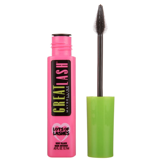 (4 Pack)  Great Lash Lots of Lashes Washable Mascara, Very Black