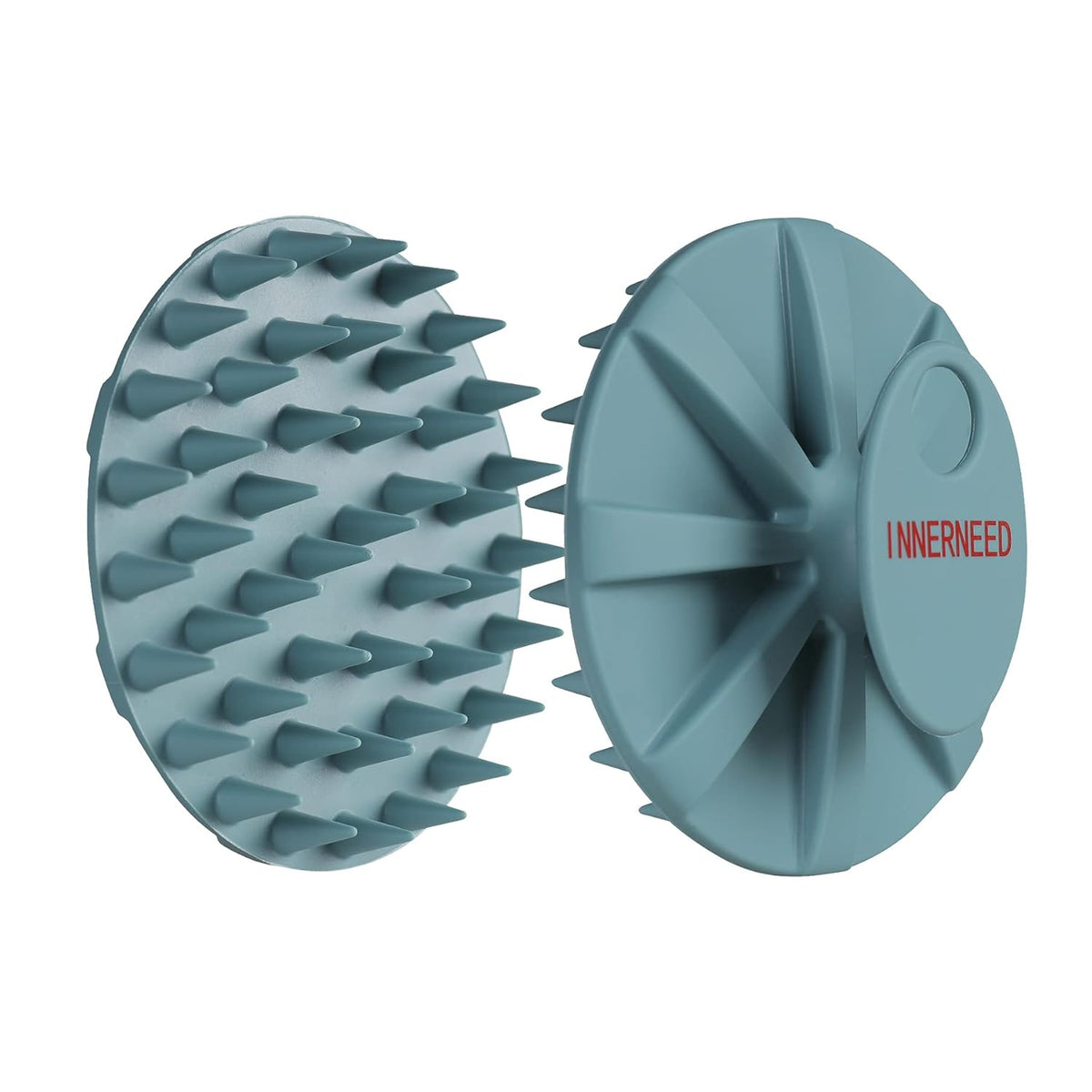 INNERNEED Silicone Scalp Massager Shampoo Brush Dark Green – photo 6 of 6