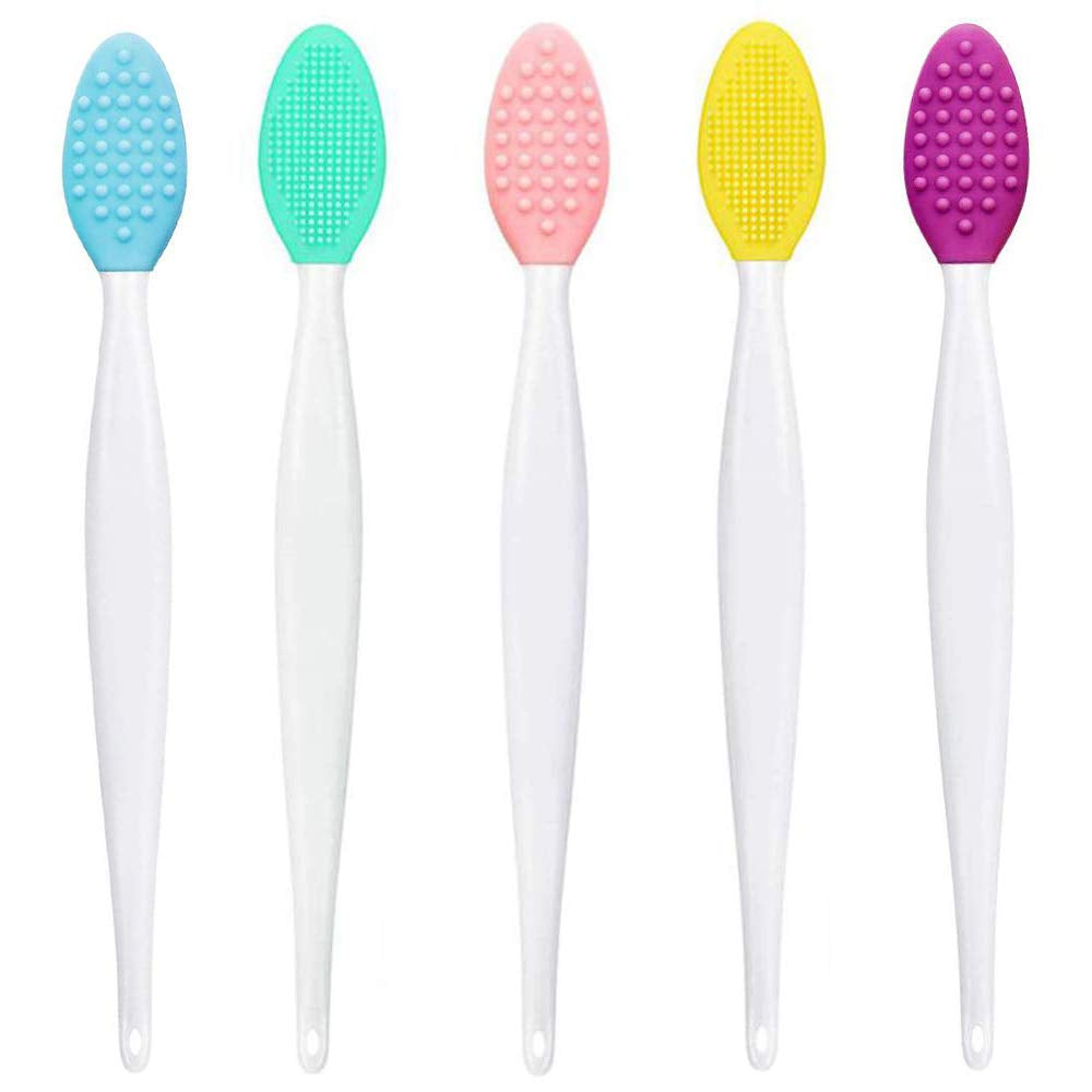 5-Piece Silicone Facial Cleansing & Lip Scrub Brush Set – main photo