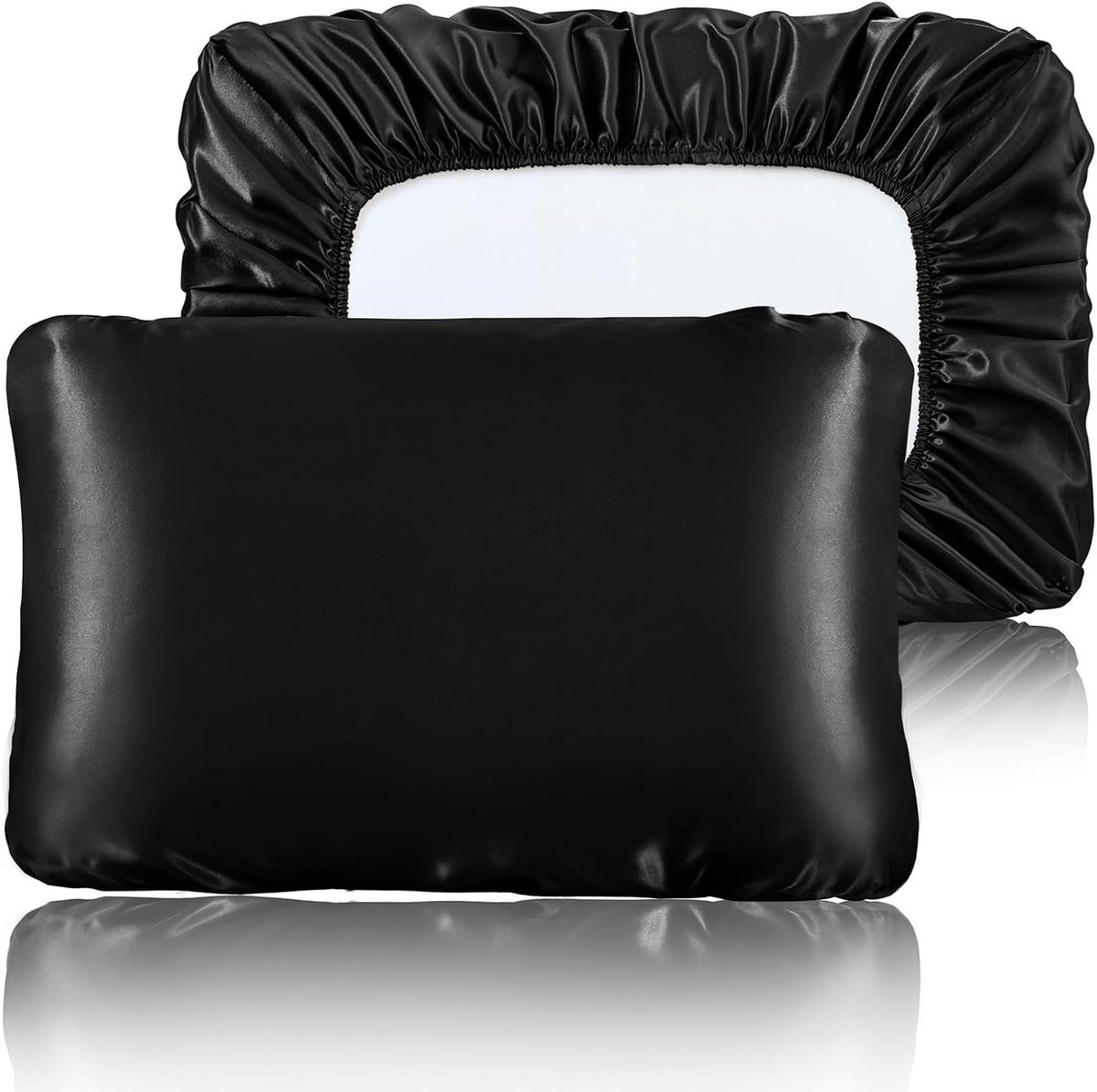 Satera Sisters Beauty Black Satin Pillowcase 2-Pack – main photo