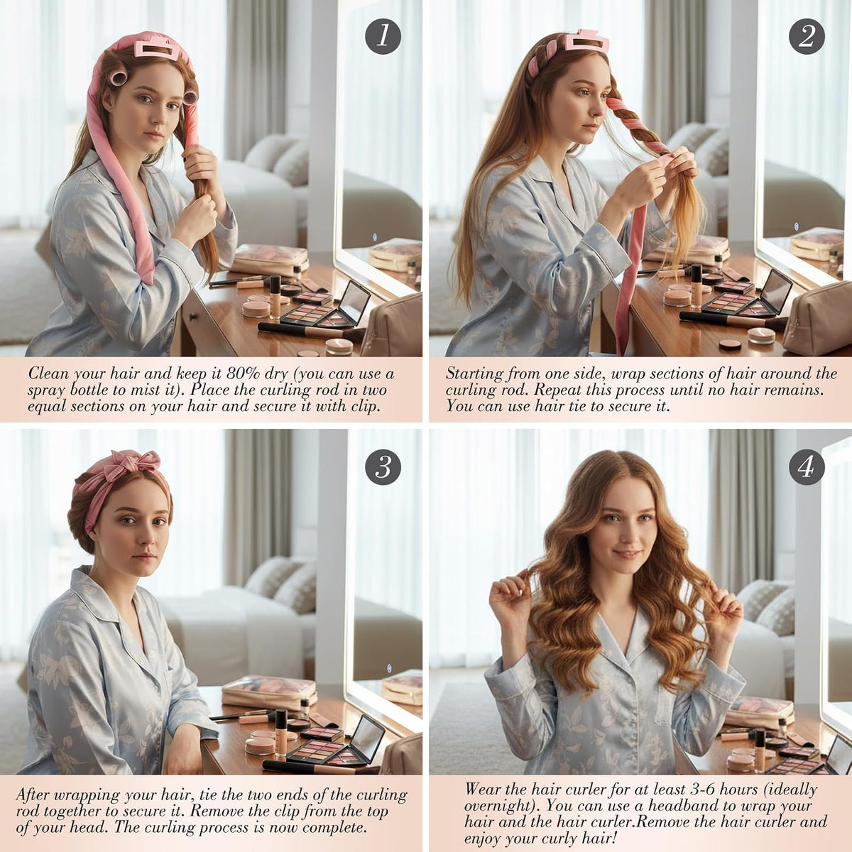 Satera Sisters Beauty Heatless Curls Overnight Set – photo 3 of 7